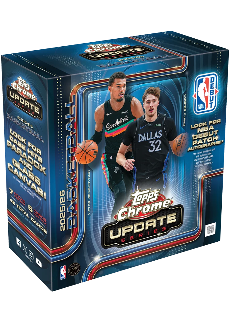 2025-26 Topps Chrome® Updates Basketball Mega Box
